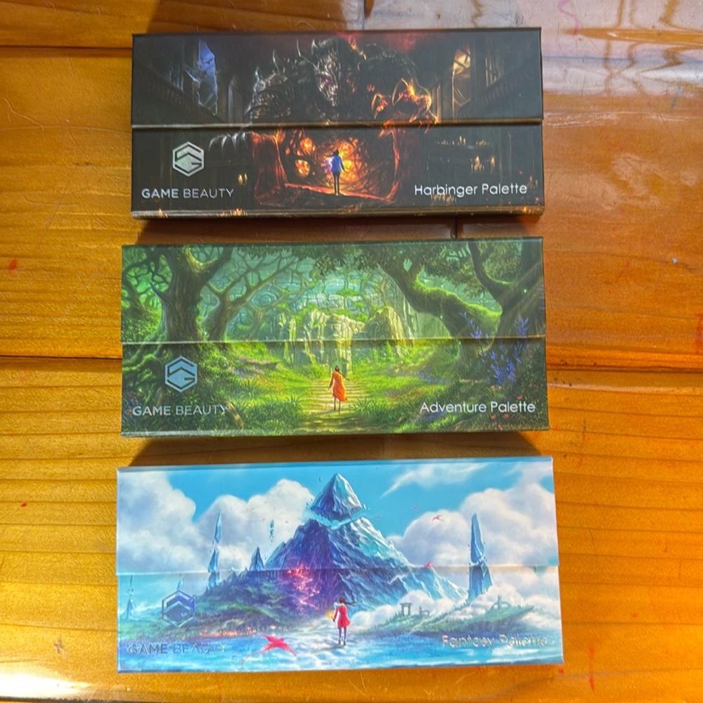 Game Beauty Adventure, Fantasy, and Harbinger Palettes